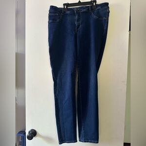 Maurices Dark Blue Straight Leg Jeans